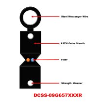 Steel Drop Cable DCSS-09G657XXXR Standard