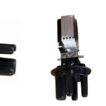 Fiber Optic Vertical Splice Closure (Black)