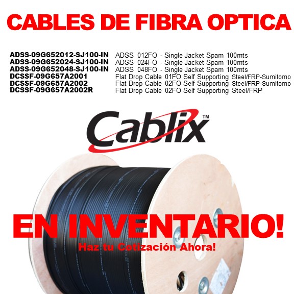 CABLES DE FIBRA OPTICA