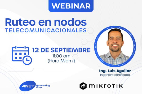Webinar Mikrotik Ruteo en nodos telecomunicaciones