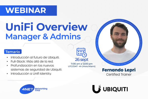 Webinar UniFi Overview: Manager & Admins