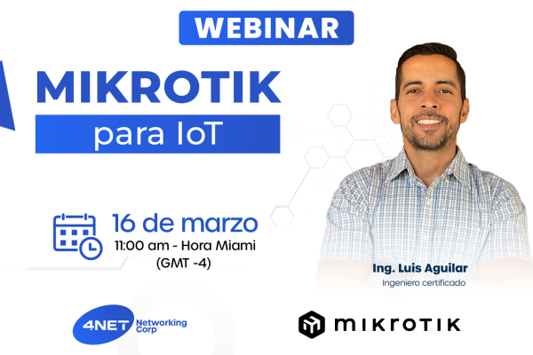 soluciones IoT con MikroTik, integrando sensores y telemetría en redes IP de forma segura.