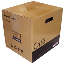 MCB6SF-01 - Cat6 23AWG SF/UTP 4Pair Solid Cable- Outdoor UV CMX- Black Color